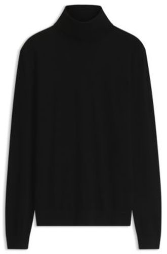 BY BECKHAM pull à col cheminée en laine vierge et cachemire - Boss - Modalova