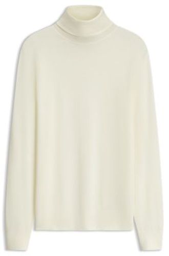 BY BECKHAM pull à col roulé en laine vierge et en cachemire - Boss - Modalova