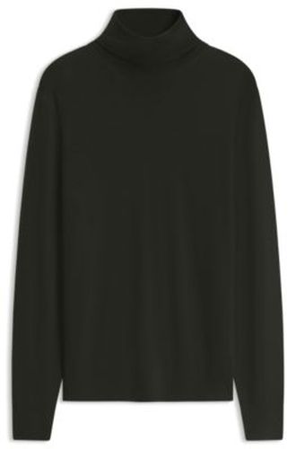BY BECKHAM pull à col cheminée en laine vierge et cachemire - Boss - Modalova