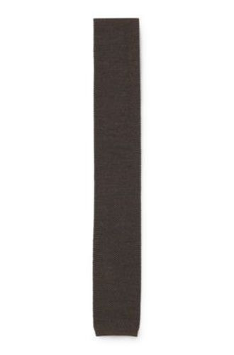 Cravate en pure laine à motif jacquard - Boss - Modalova