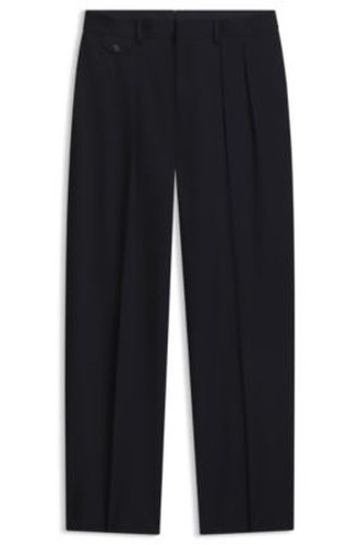 BY BECKHAM Pantalon Relaxed en laine italienne - Boss - Modalova