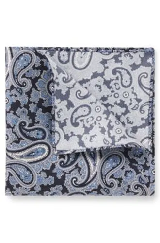 Pochette de costume en soie pure imprimée d’un motif cachemire - Boss - Modalova