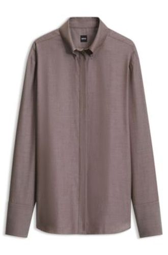 Chemisier en coton - Boss - Modalova