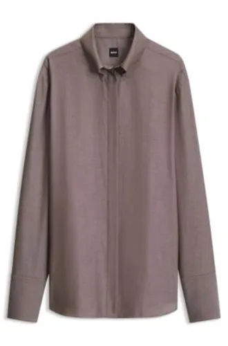 Chemisier en coton - Boss - Modalova