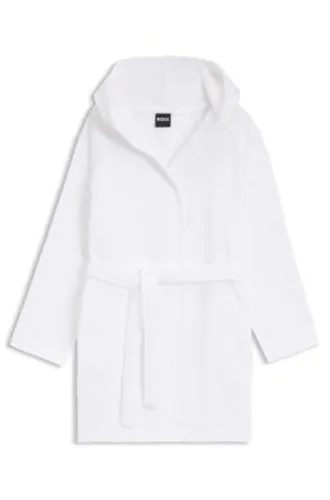 Peignoir en coton avec logo brodé - Boss - Modalova