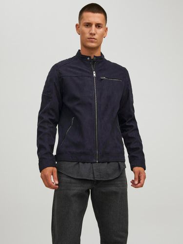 Veste De Motard En Simili-cuir - Jack & Jones - Modalova