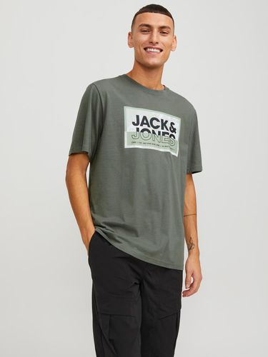 T-shirt Imprimé Col Rond - Jack & Jones - Modalova