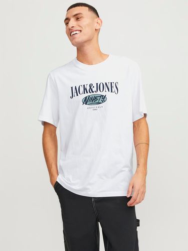Pack De 2 T-shirt Imprimé Col Rond - Jack & Jones - Modalova