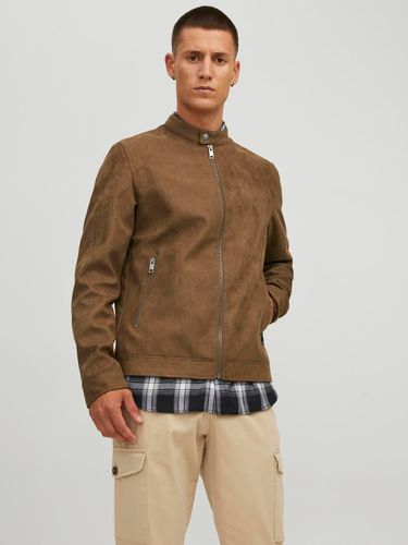 Veste De Motard En Simili-cuir - Jack & Jones - Modalova