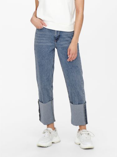 Onlmega High Waist Straight Jeans - ONLY - Modalova