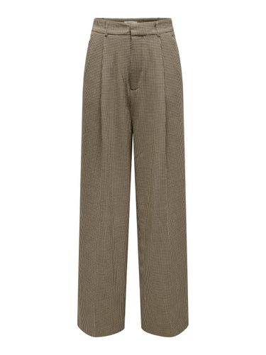 Classique À Carreaux Pantalon - ONLY - Modalova