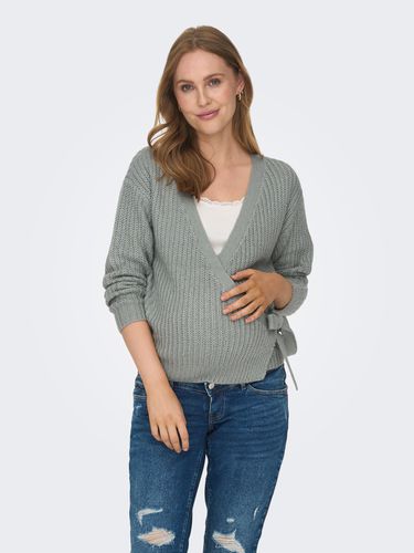 Mama Portefeuille Cardigan En Maille - ONLY - Modalova