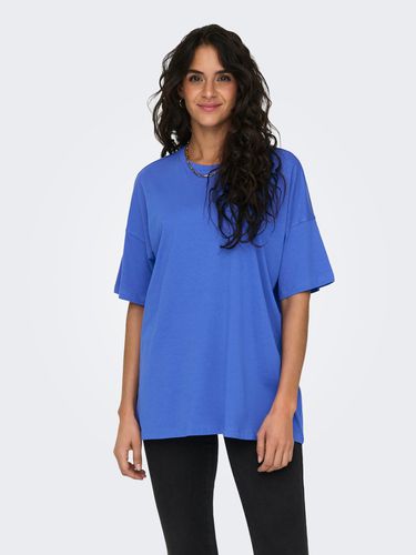 Tops Oversize Fit Col Rond Épaules Tombantes - ONLY - Modalova