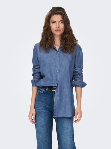 Longue Chemise En Jean - ONLY - Modalova