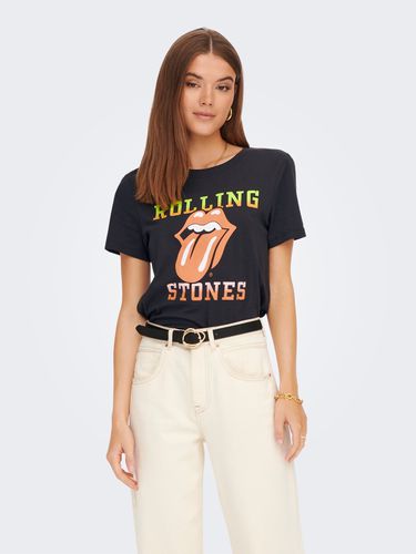 À Imprimé Rolling Stones T-shirt - ONLY - Modalova