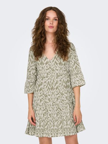 Robe Courte Loose Fit Col En V - ONLY - Modalova