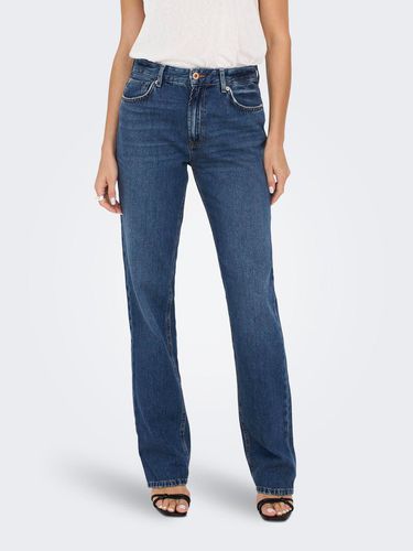 Jeans Straight Fit Taille Moyenne - ONLY - Modalova