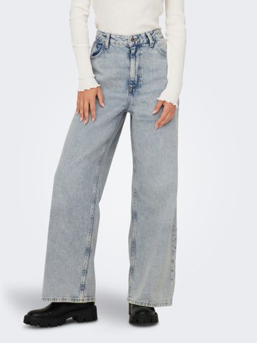 Jeans Wide Leg Fit Taille Basse - ONLY - Modalova