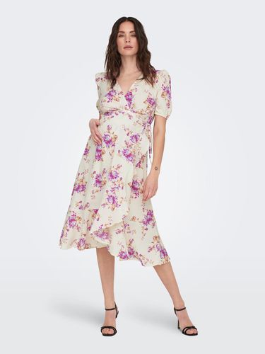 Robe Midi Regular Fit Col En V Grossesse - ONLY - Modalova