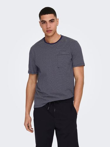 T-shirts Regular Fit Col Rond - ONLY & SONS - Modalova