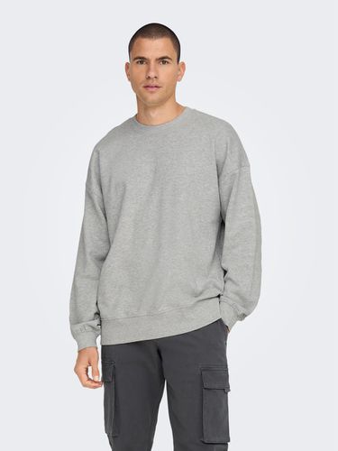Sweat-shirts Relaxed Fit Col ras du cou - ONLY & SONS - Modalova