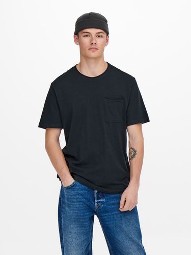 T-shirts Regular Fit Col rond - ONLY & SONS - Modalova
