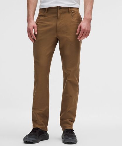 “ Pantalon EasyFive droit classiques â€“ 76 cm â€“ Brun â€“ Taille 38 - lululemon - Modalova