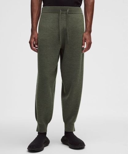 “ Pantalon de jogging en laine mÃ©rinos Standards â€“ Brun/Vert â€“ Taille M - lululemon - Modalova