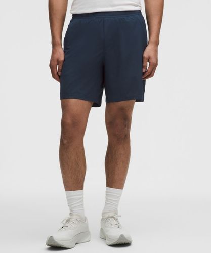 “ Short Pace Breaker doublÃ©s â€“ 18 cm â€“ Bleu â€“ Taille S - lululemon - Modalova