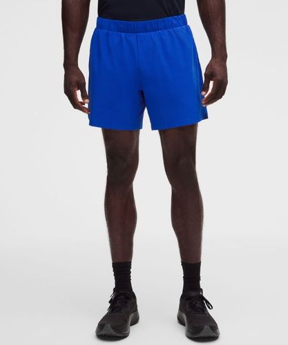 “ Short Mile Maker Run Crew doublÃ©s â€“ 15 cm â€“ Bleu â€“ Taille L - lululemon - Modalova