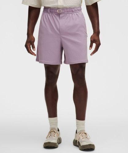 “ Short de randonnÃ©e dÃ©contractÃ© avec protection UVs â€“ 15 cm â€“ Violet/Pastel â€“ Taille XL - lululemon - Modalova