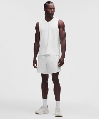 “ DÃ©bardeur de tennis en piquÃ© avec empiÃ¨cements en meshs â€“ Blanc â€“ Taille S - lululemon - Modalova