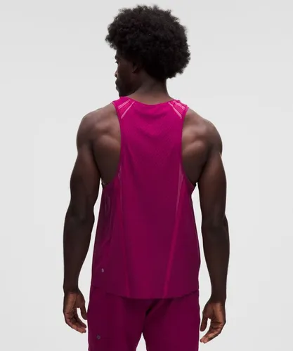 “ Maillot de running Fast and Free Airflows â€“ Rouge/Rose â€“ Taille L - lululemon - Modalova