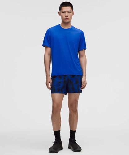 “ T-Shirt Fast and Free Bandes perforÃ©ess â€“ Bleu â€“ Taille M - lululemon - Modalova