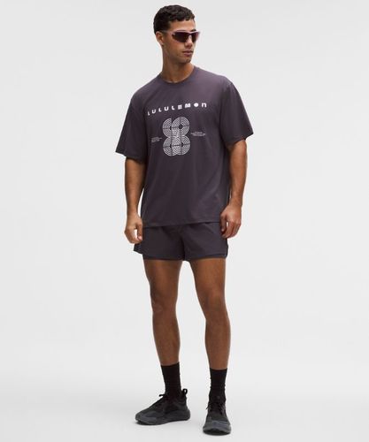 “ T-Shirt Mile Maker 98 Wordmarks â€“ Violet/Violet â€“ Taille L - lululemon - Modalova