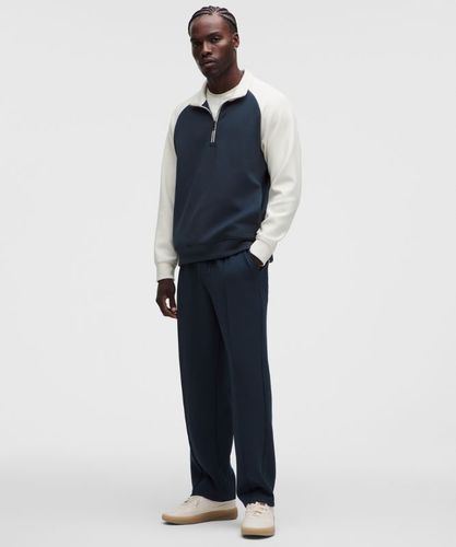 “ Haut demi-zippÃ© en Smooth Spacer Colourblocks â€“ Bleu â€“ Taille M - lululemon - Modalova