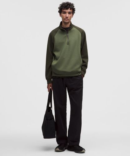 “ Haut demi-zippÃ© en Smooth Spacer Colourblocks â€“ Vert â€“ Taille XL - lululemon - Modalova
