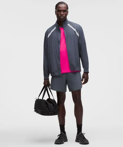 “ Veste de survÃªtement Pace Breaker Glydes â€“ Gris/Blanc â€“ Taille S - lululemon - Modalova