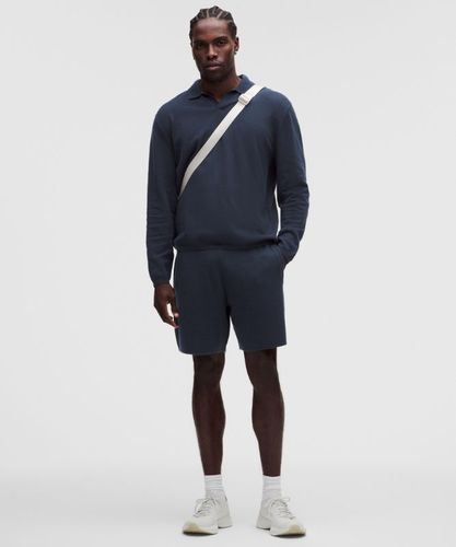 “ Polo Ã  manches longues en maille mÃ©langÃ©s â€“ Bleu â€“ Taille 2XL - lululemon - Modalova