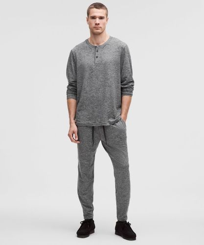 “ Haut Henley manches longues Soft Jerseys â€“ Noir â€“ Taille XL - lululemon - Modalova