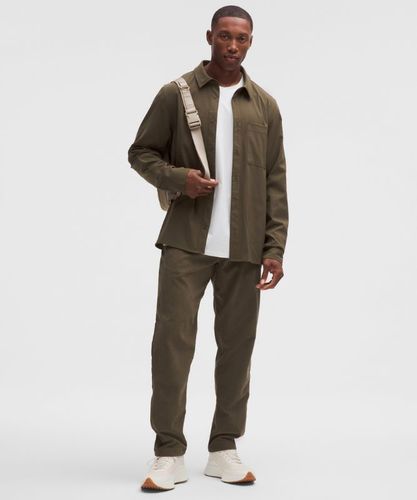 “ Chemise en Ripstop coupe classiques â€“ Brun/Vert â€“ Taille XS - lululemon - Modalova