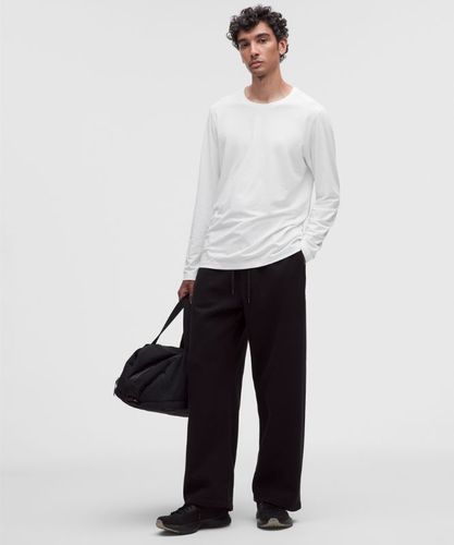 “ T-Shirt manches longues coupe classiques â€“ mÃ©lange de coton â€“ Blanc â€“ Taille XL - lululemon - Modalova