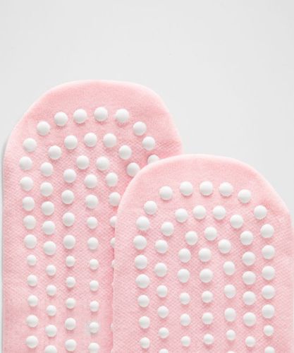 “ Chaussettes antidÃ©rapantes unisexes Find Your Balance Ã  languette â€“ Rose â€“ Taille L - lululemon - Modalova