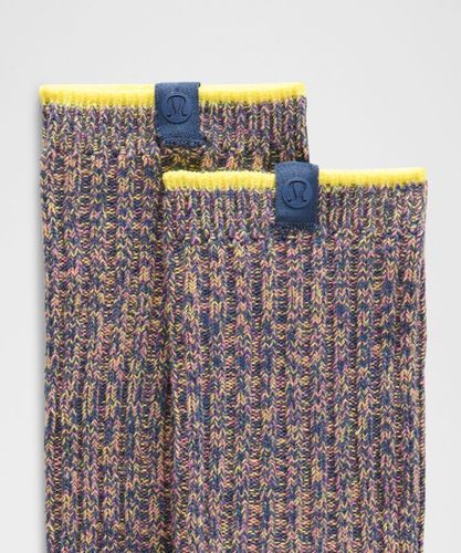“ Chaussettes Ã©paisses unisexe â€“ Bleu â€“ Taille M â€“ Taille M - lululemon - Modalova