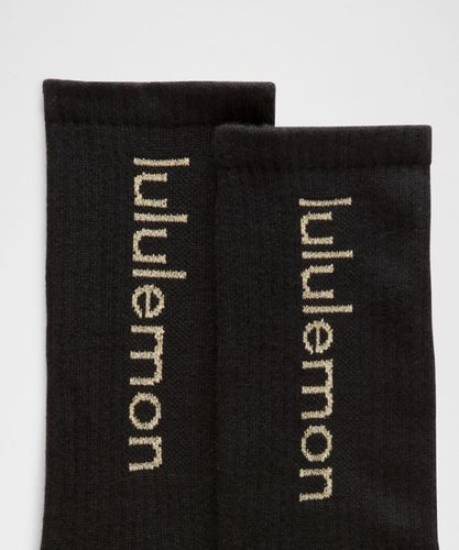 “ Chaussettes Daily Essential unisexes Logo mÃ©tallique â€“ /Ã‰ â€“ Taille XL - lululemon - Modalova