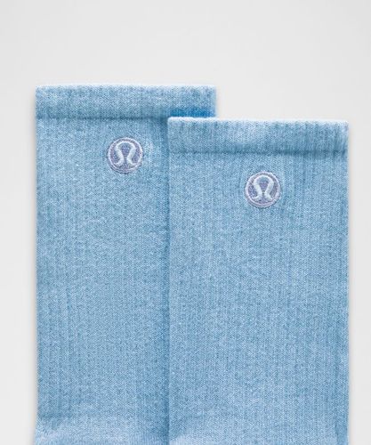 “ Chaussettes Daily Essential unisexes Lot de 3 â€“ Bleu â€“ Taille S - lululemon - Modalova