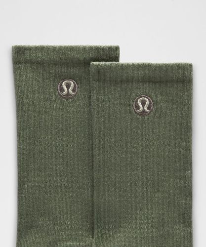 “ Chaussettes Daily Essential unisexe â€“ Vert â€“ Taille XL - lululemon - Modalova