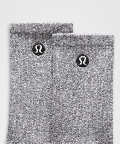 “ Chaussettes Daily Essential unisexe 6 paires â€“ Blanc/Light Gris/Noir â€“ Taille M â€“ Taille M - lululemon - Modalova