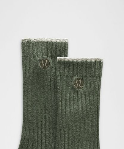“ Chaussettes Ragg unisexes Logo â€“ Gris â€“ Taille M â€“ Taille M - lululemon - Modalova