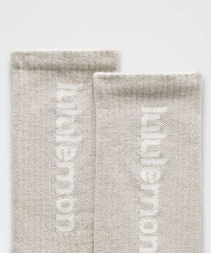 “ Chaussettes unisexes Daily Essential avec logo 3 paires â€“ Blue/Gris â€“ Taille L - lululemon - Modalova